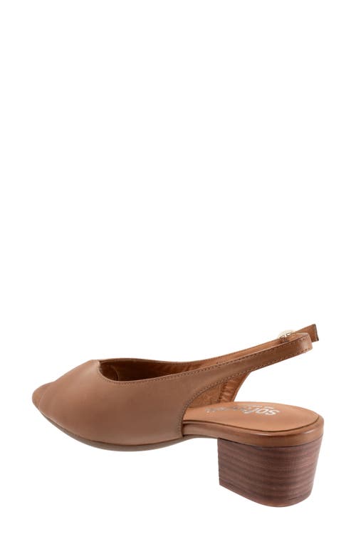 Softwalk ® Lakewood Slingback Sandal In Luggage