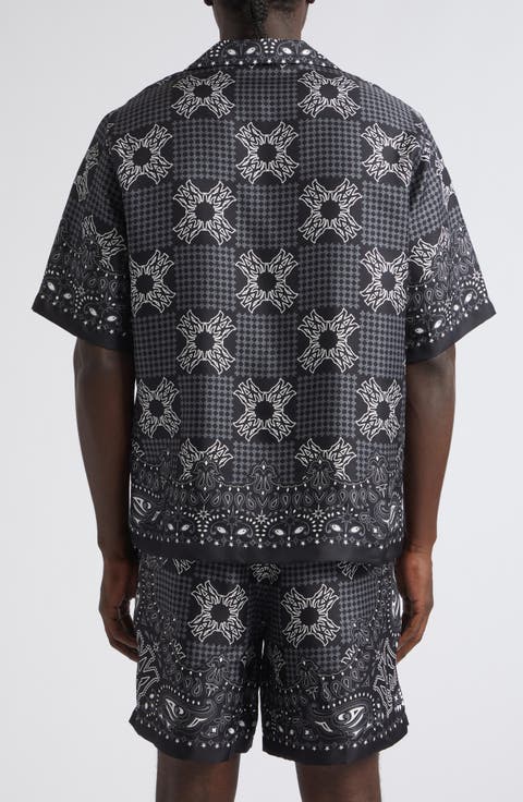 MA Check Silk Camp Shirt