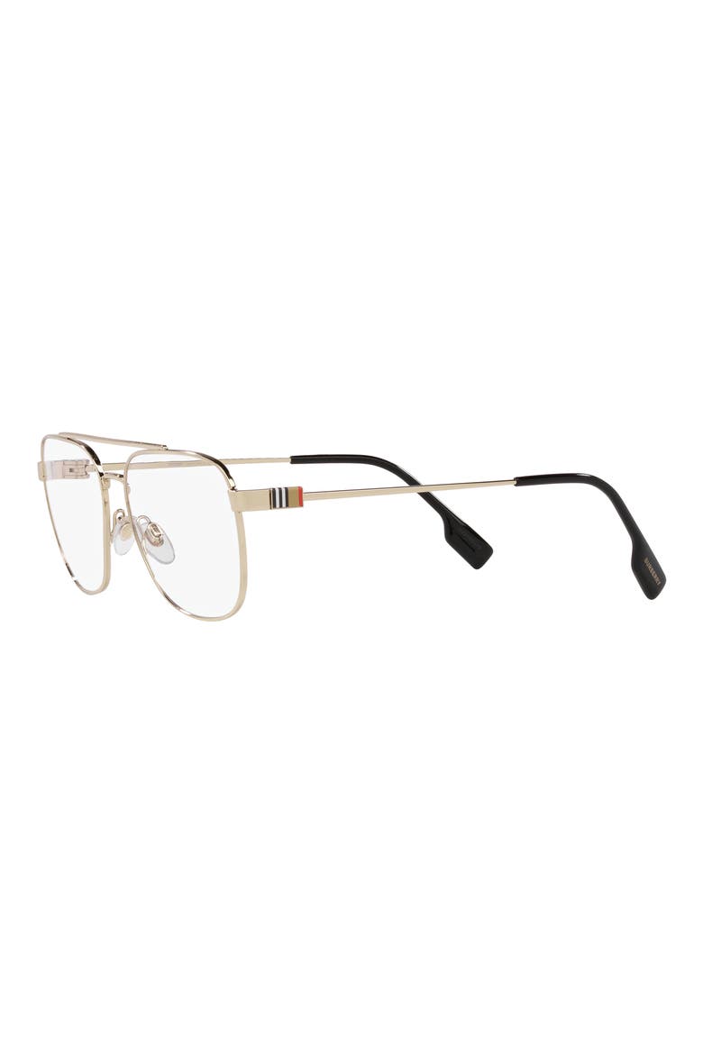 Michael 57mm Square Optical Glasses, Alternate, color, LITE GOLD