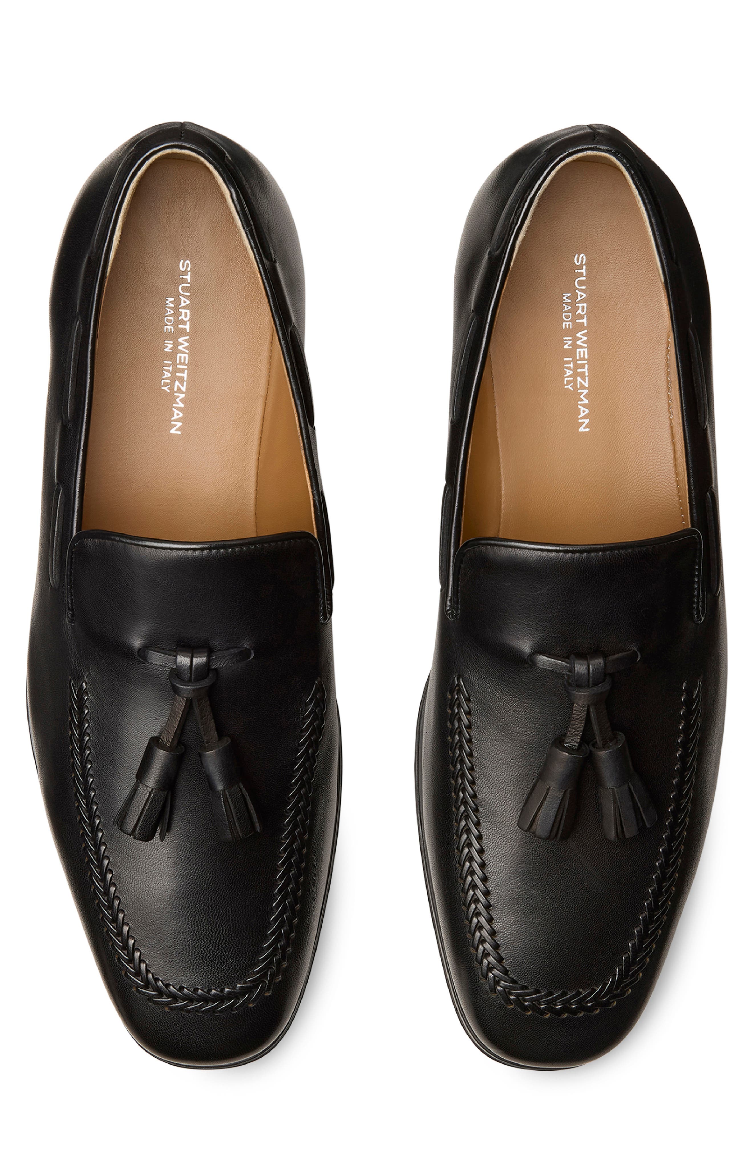Stuart Weitzman Damon Loafer, Alternate, color, Black
