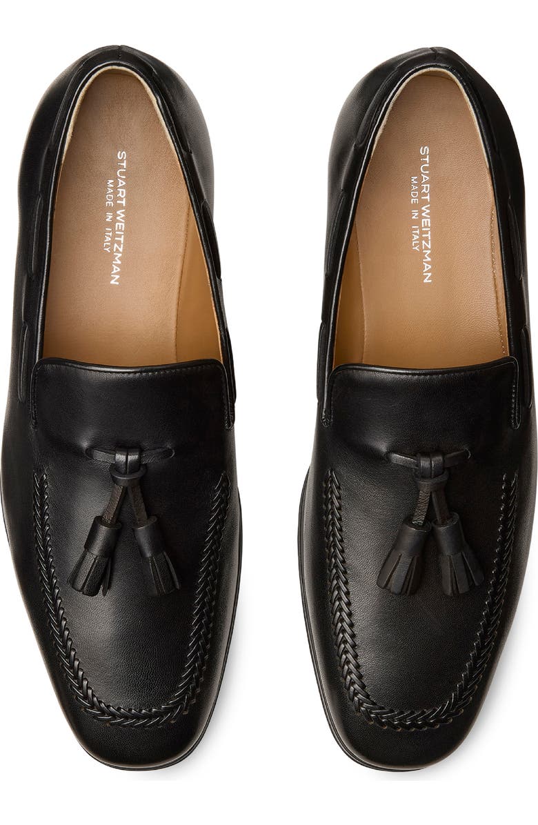 Stuart Weitzman Damon Loafer, Alternate, color, Black