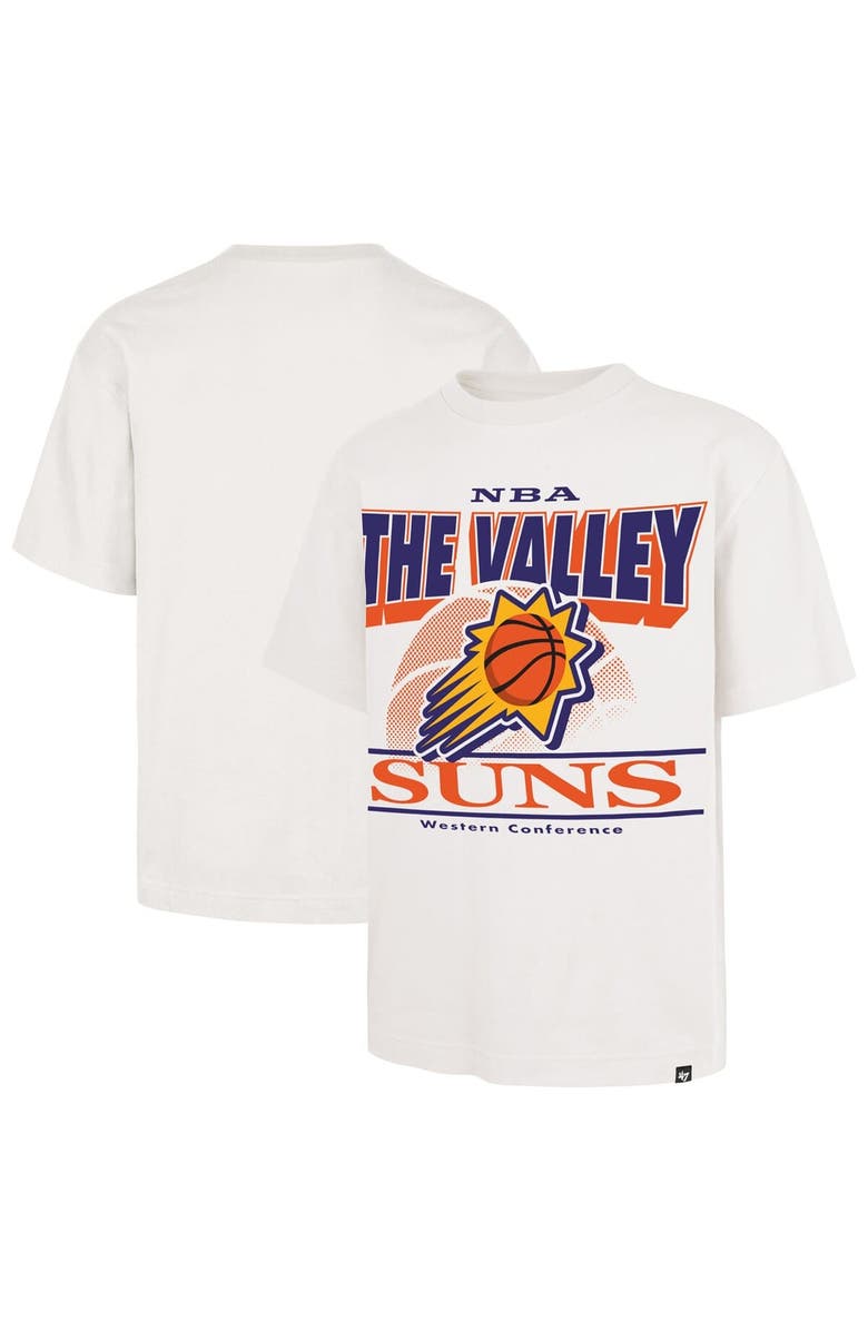 '47 Men's '47 White Phoenix Suns City Edition Shifty Foundation T-Shirt, Main, color, White