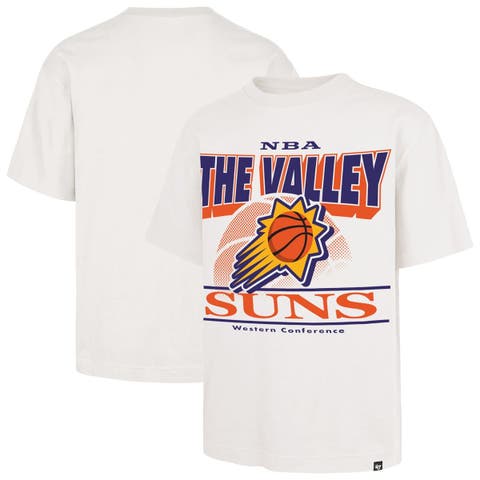 Men's '47  White Phoenix Suns City Edition Shifty Foundation T-Shirt