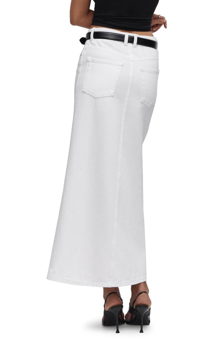 MANGO Denim Maxi Skirt, Alternate, color, 