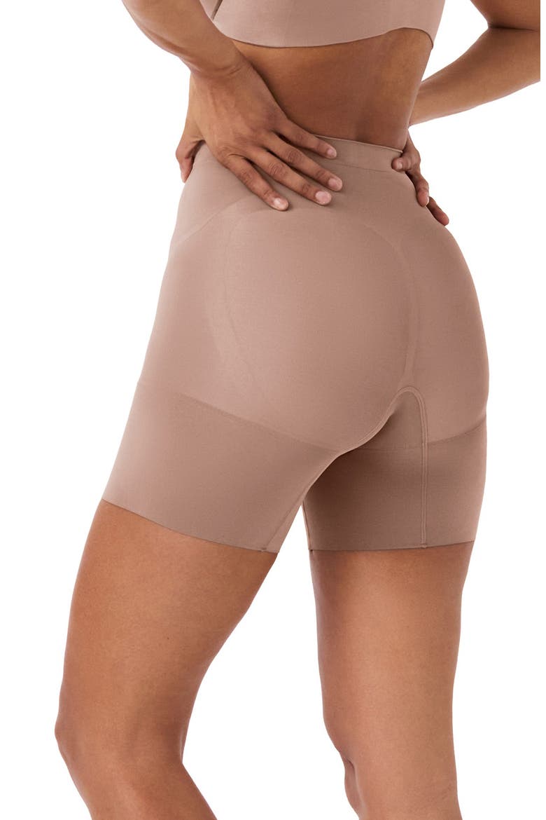 SPANXsculpt™ OnCore Mid Thigh Shorts, Alternate, color, CAFE AU LAIT