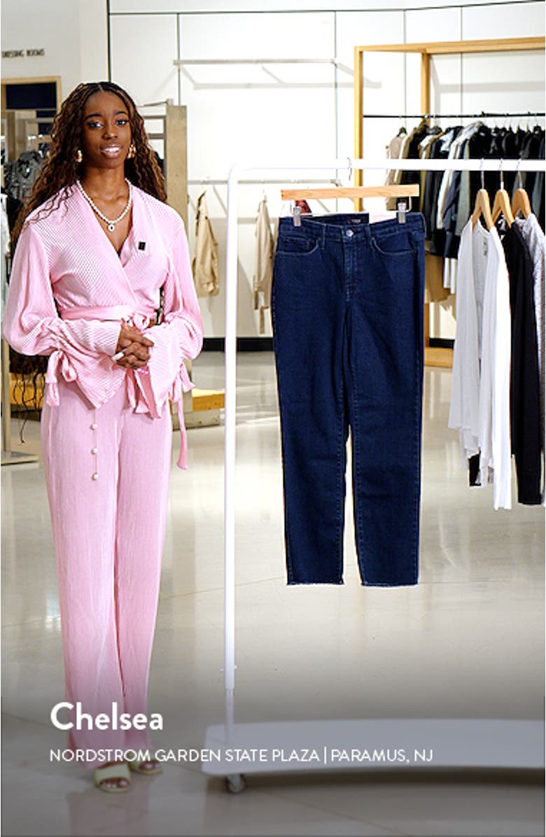 Sheri Ankle Fray Hem Slim Jeans, sales video thumbnail