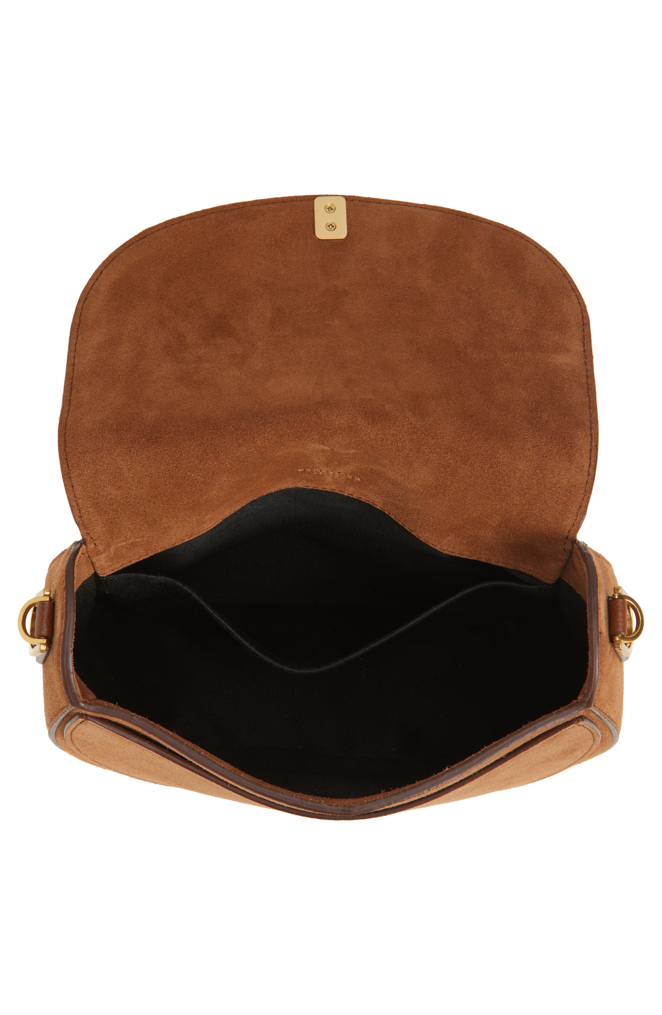 DeMellier Siena Leather Saddle Crossbody Bag, Alternate, color, Deep Tan