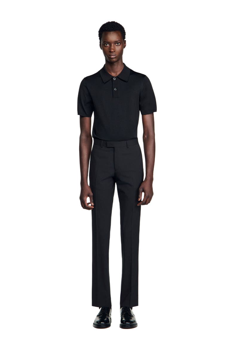 Classic suit trousers, Alternate, color, Black