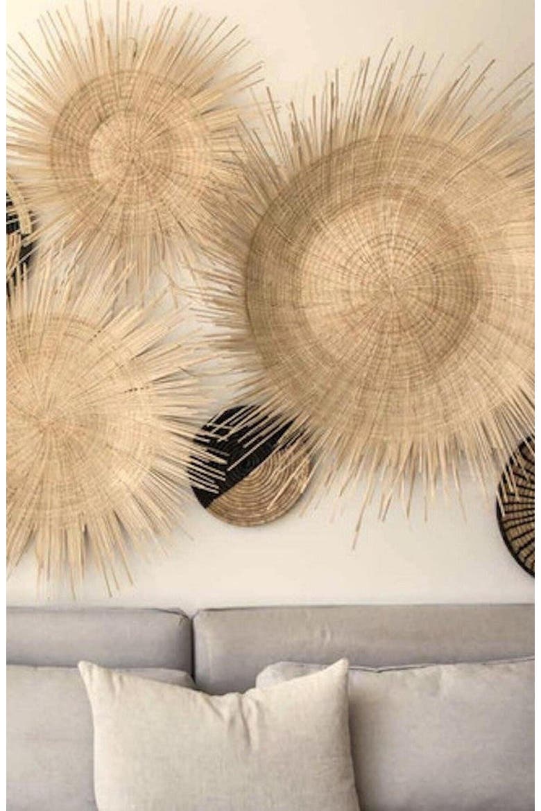 Sun Plate Wall Decor, Alternate, color, Natural