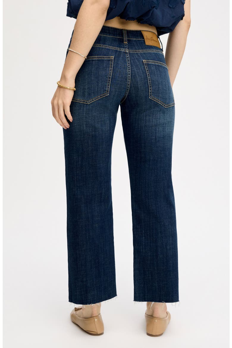 Ankle Straight Leg Jeans, Alternate, color, GREENWICH