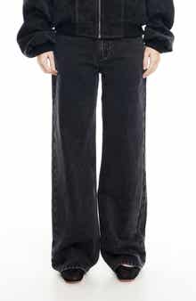 LIONESS Rising Wide Leg Jeans
