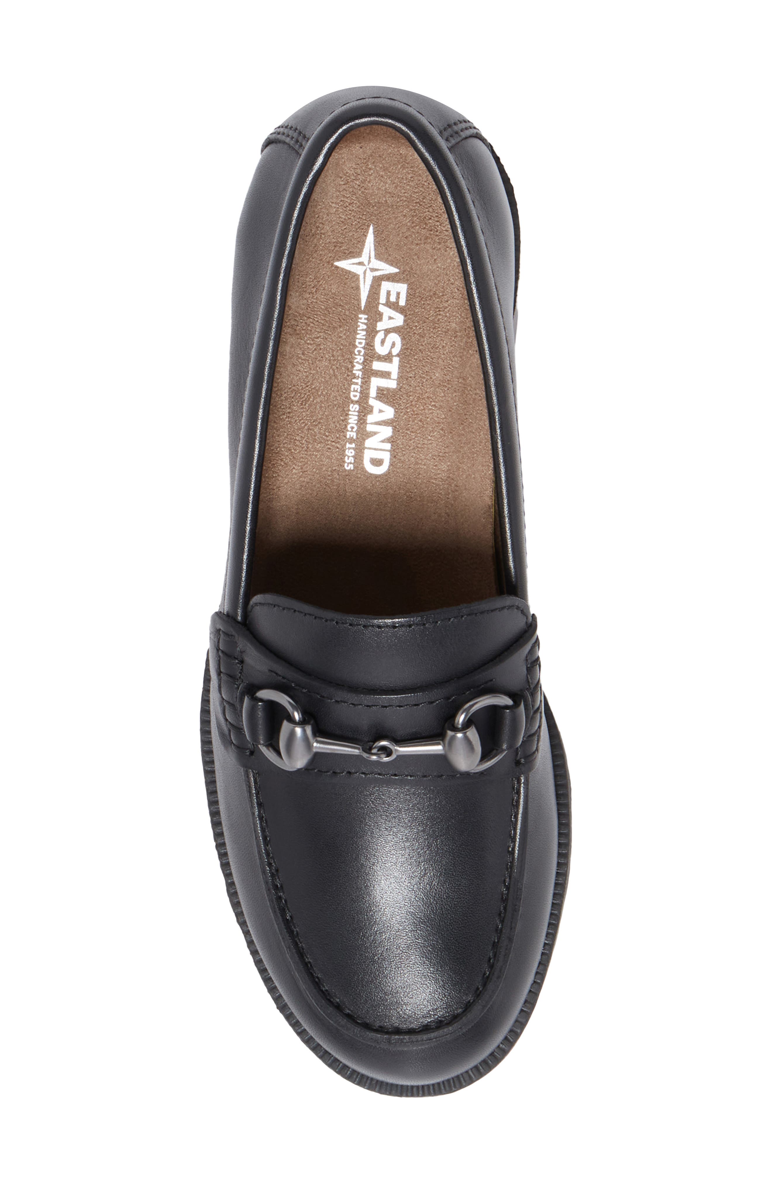 Eastland Gwen Platform Loafer, Alternate, color, Black