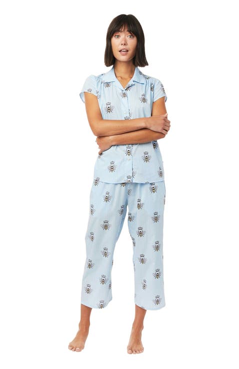 Luxe Pima Capri Floral Set