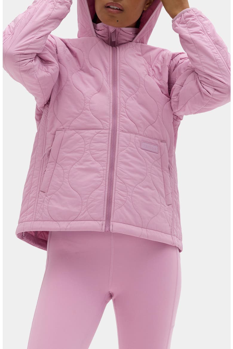 Bessie Water Resistant Packable Quilted Puffer Jacket, Main, color, AMETHYST