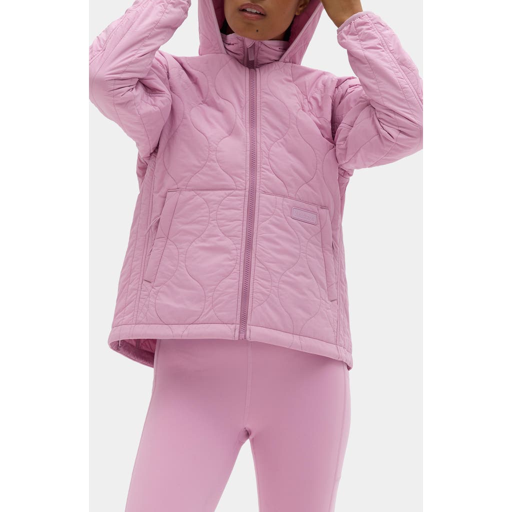 Halfdays Bessie Water Resistant Packable Quilted Puffer Jacket In Neutral