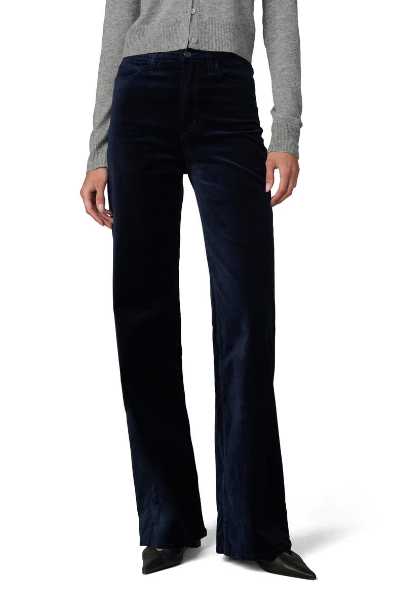 Joe's Jeans The Mia Wide Leg Velveteen Jeans, Main, color, Maritime Blue