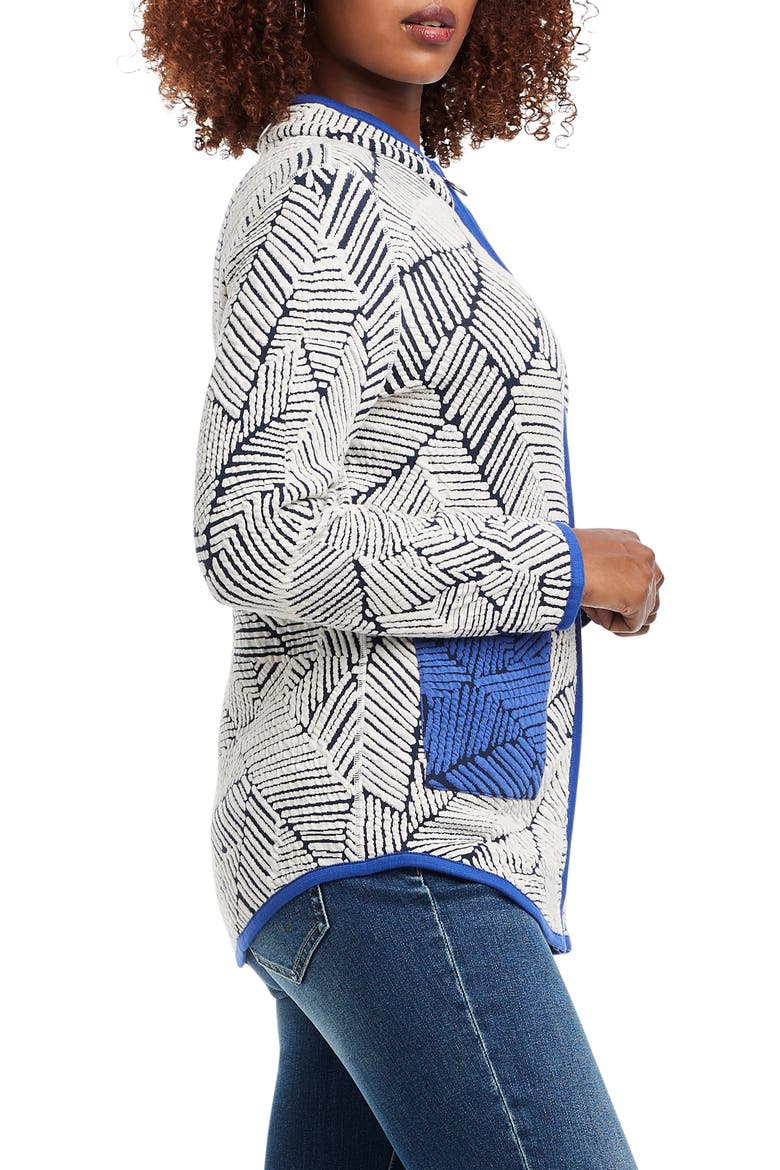 New Leaf Zip-Up Jacket, Alternate, color, BLUE MULTI
