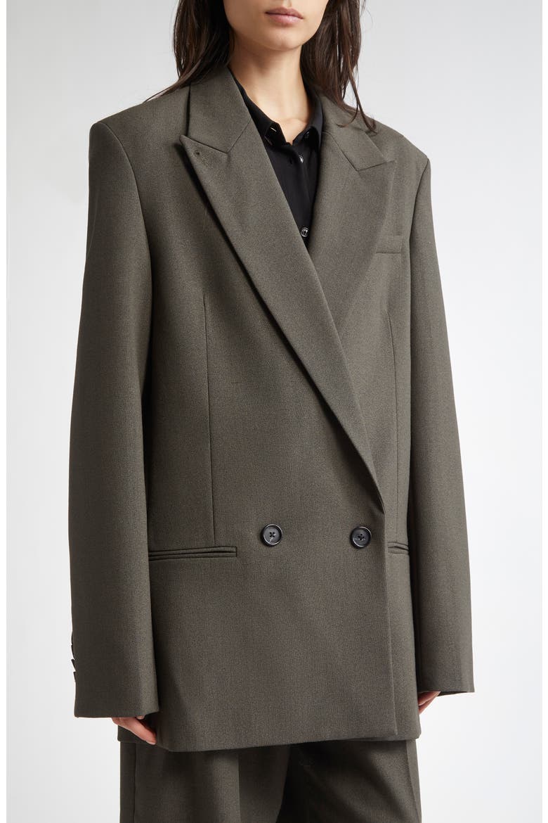 Shield Wool Blend Blazer, Alternate, color, FOREST