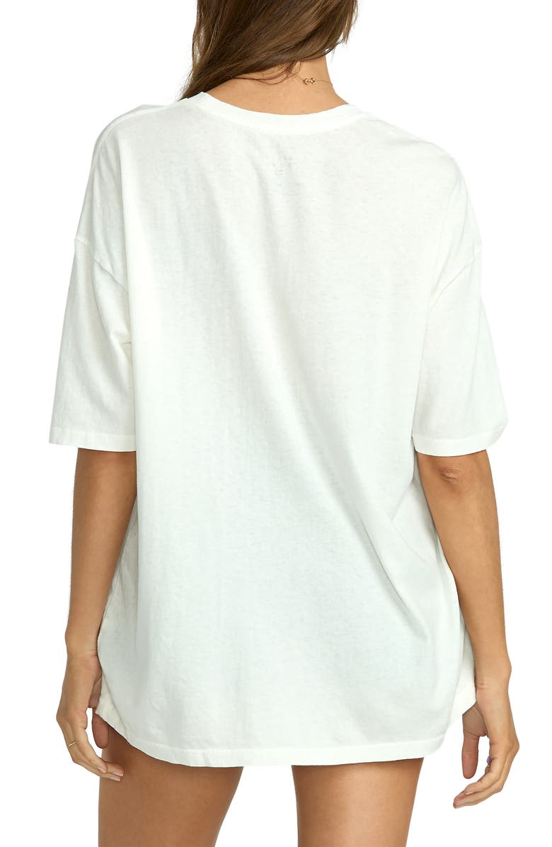 Billabong Sunset Mindset Oversize Cotton Graphic T-Shirt, Alternate, color, Stencil Wash