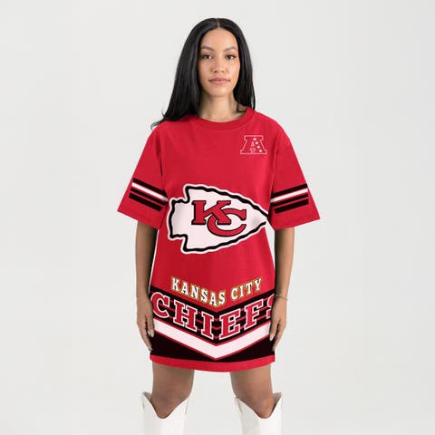 Women's Gameday Couture Red Kansas City Chiefs Perfect Score Vintage T-Shirt Dress