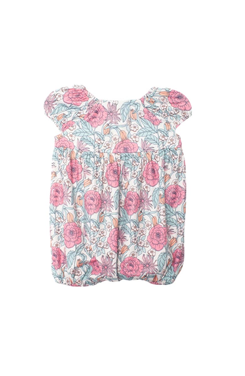 Mabel + Honey April Cap Sleeve Romper, Alternate, color, Pink