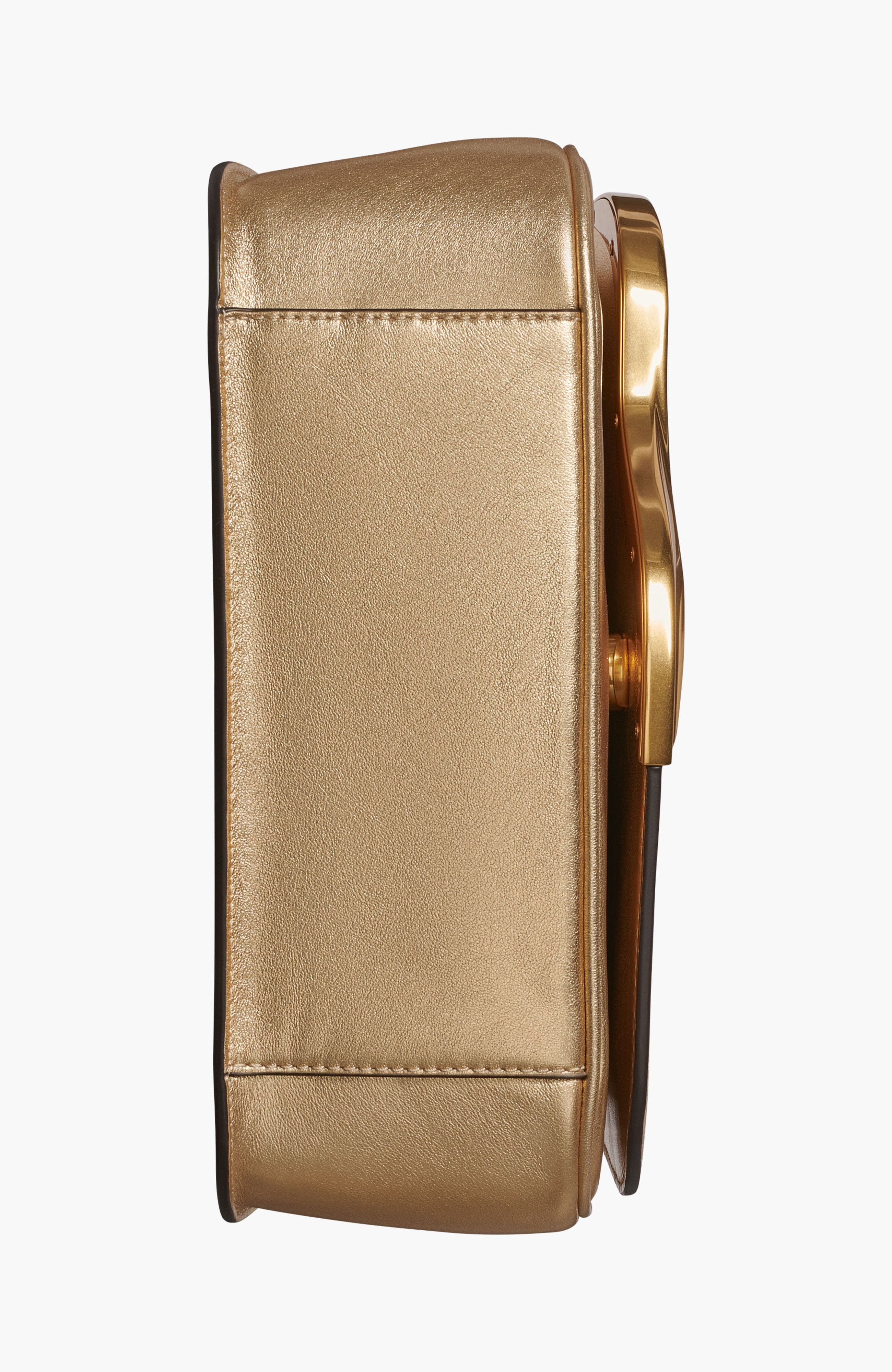 Donna Karan New York Malverne Metallic Crossbody, Alternate, color, Gold