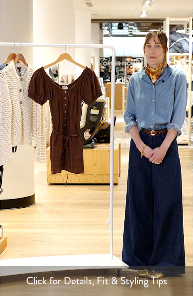Jayne Organic Cotton Minidress, sales video thumbnail