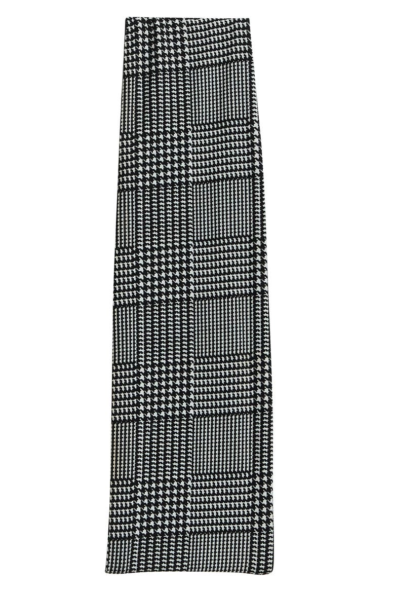 Houndstooth Fabric Headband, Main, color, HOUNDSTOOTH PLAID