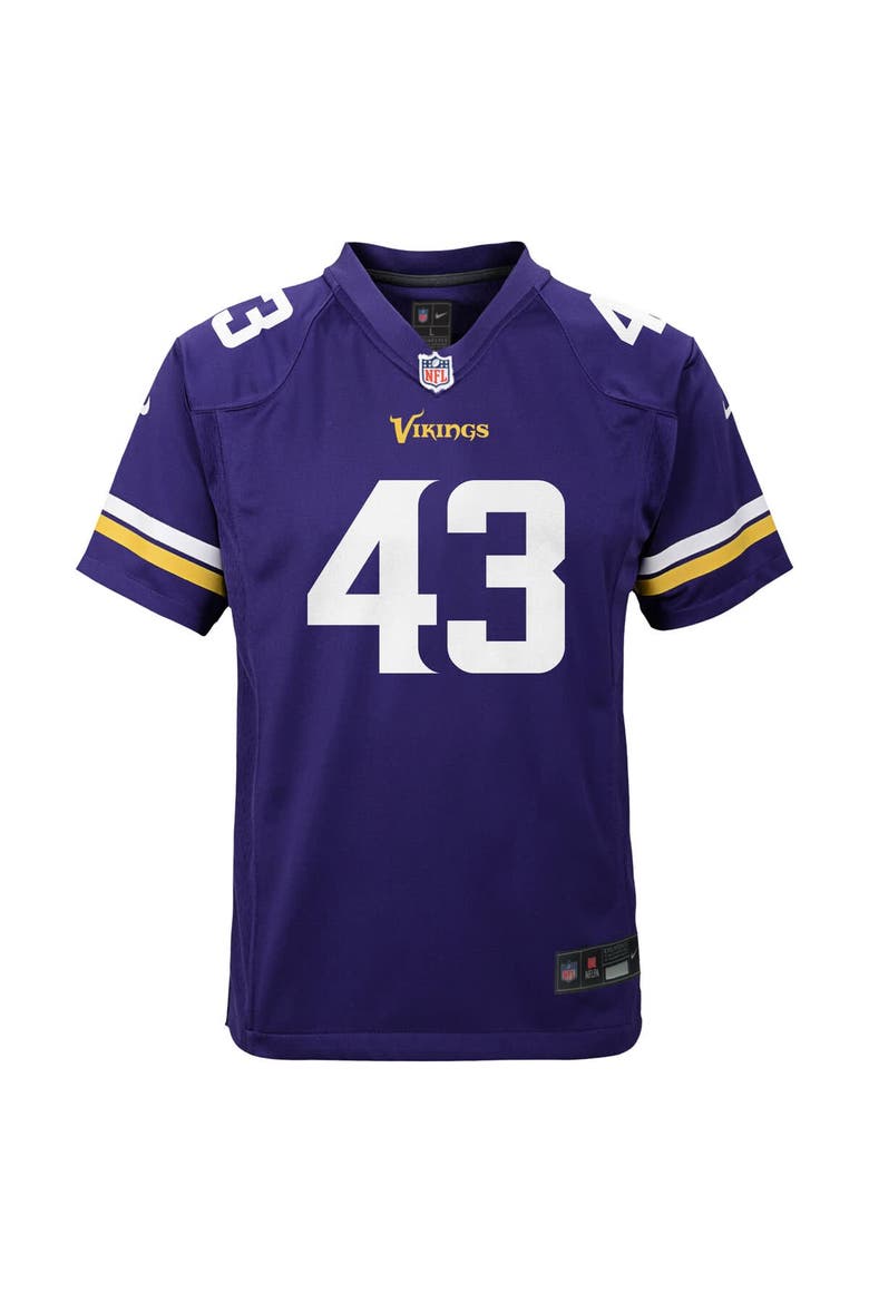 Youth Nike Andrew Van Ginkel Purple Minnesota Vikings Youth, Alternate, color, Purple