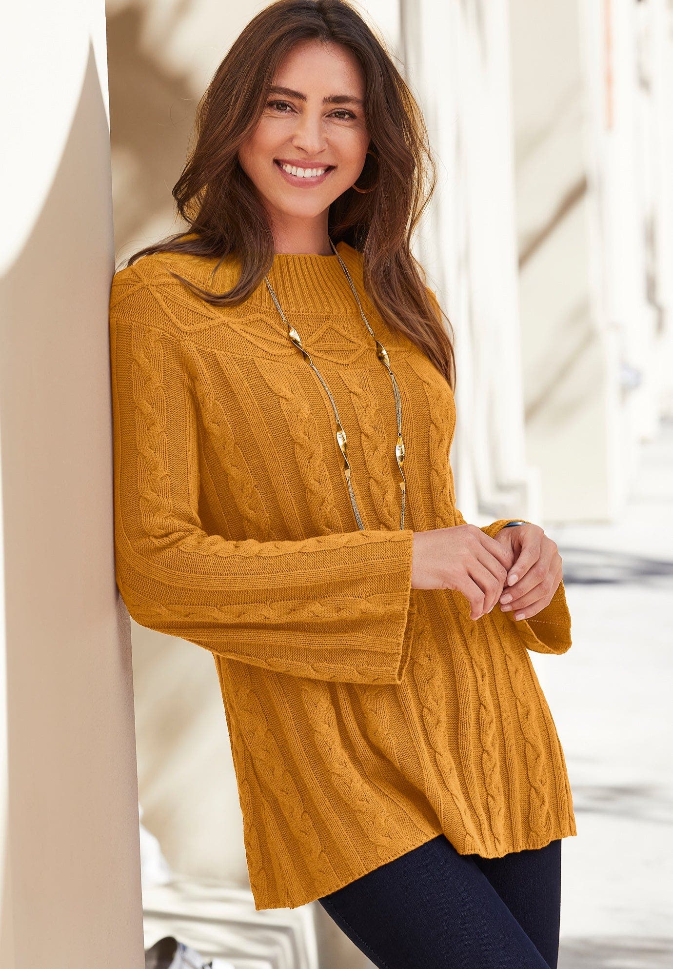 Cable Sweater Tunic - image 4