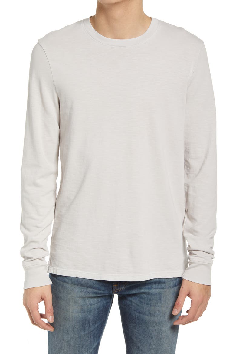 Presley Long Sleeve T-Shirt, Main, color, VINTAGE WHITE STONE