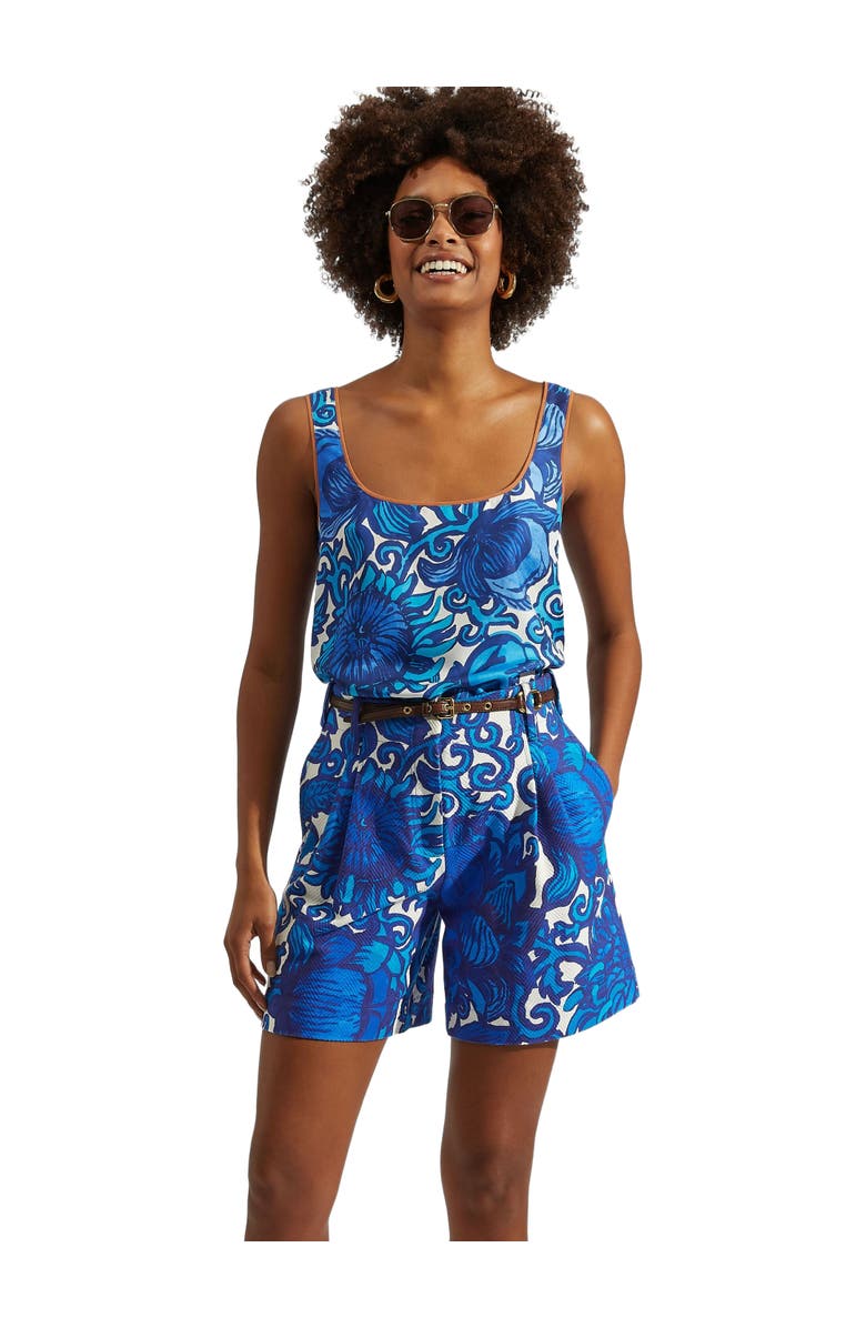 La DoubleJ Twirl Top Anemone Blue, Main, color,