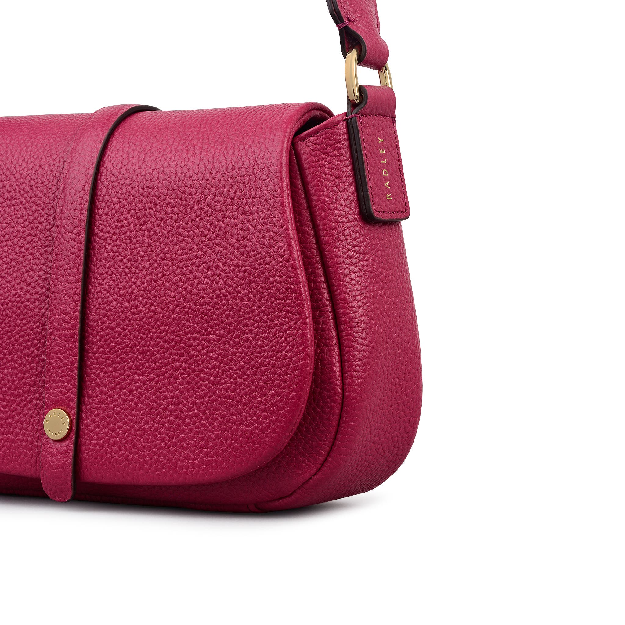 Radley Lulworth Road Mini Flapover Crossbody Bag, Alternate, color, Dark Rose