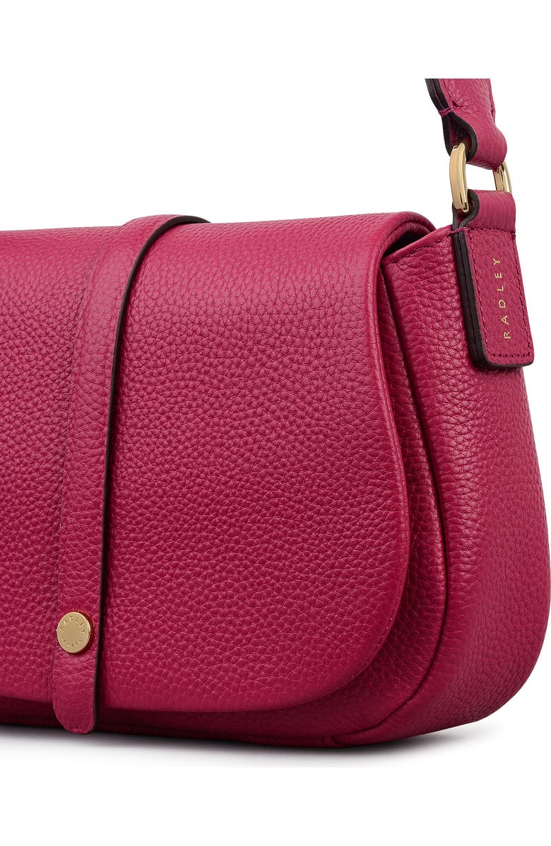 Radley Lulworth Road Mini Flapover Crossbody Bag, Alternate, color, Dark Rose