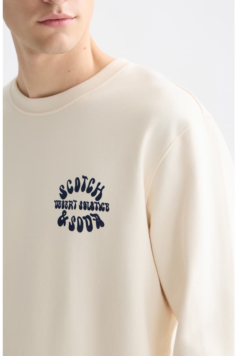 Desert Solstice Regular Fit Graphic Sweatshirt, Alternate, color, EGGNOG