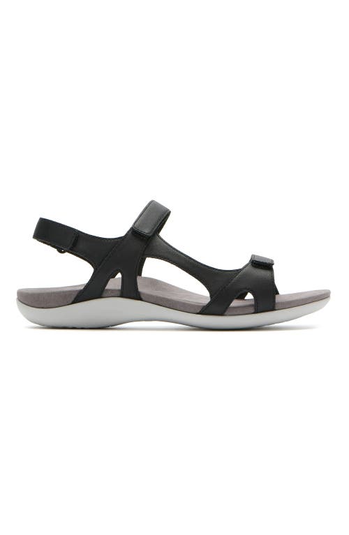 Abeo Oasis Sport Sandal In Black - Regular