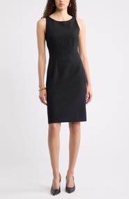 Nordstrom Sleeveless Seamed Sheath Dress