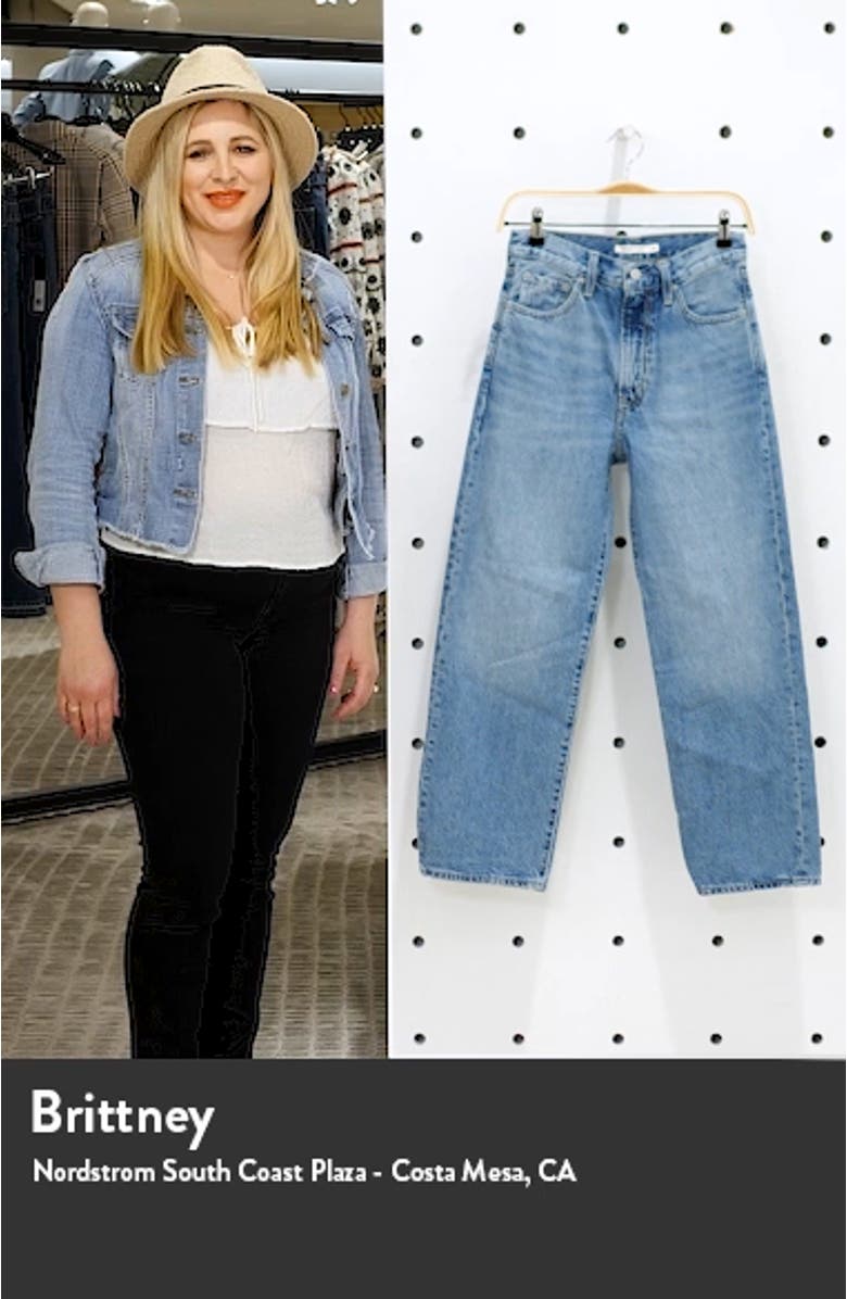 WellThread<sup>™</sup> Ribcage Ankle Wide Leg Jeans, sales video thumbnail