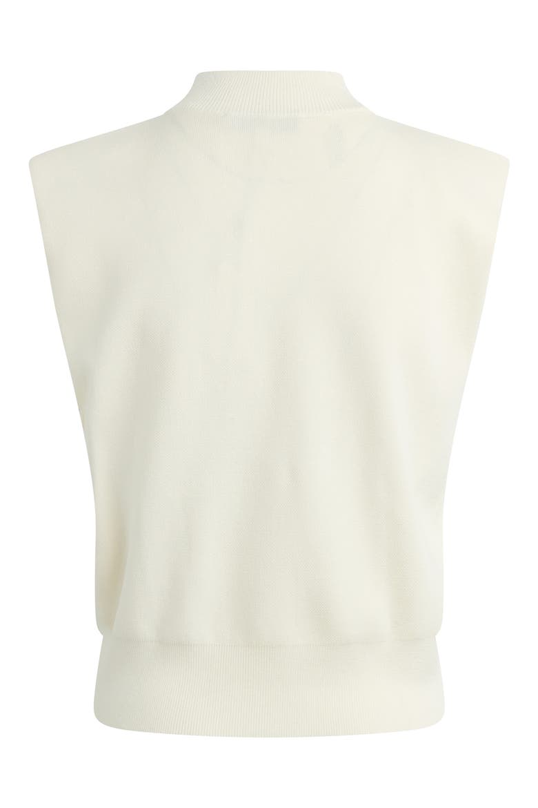 The Whitney Sleeveless Knit Crop Top, Alternate, color, IVORY