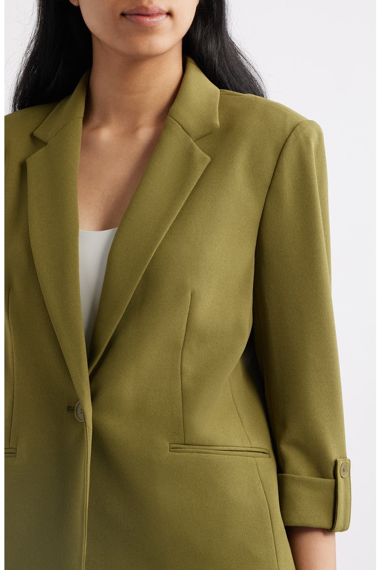 Roll-Tab Sleeve Jacket, Alternate, color, BAY LEAF