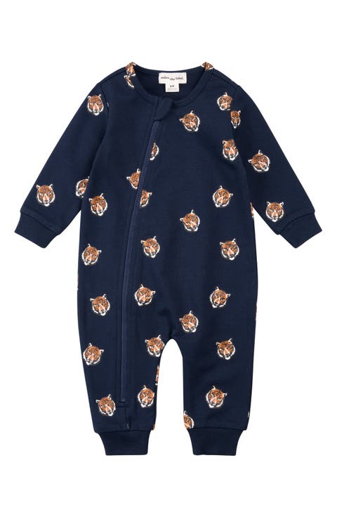 Go Tigers Full Zip Romper (Baby)