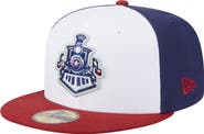 New Era Men's New Era White/Red Round Rock Express Authentic Collection 59FIFTY Fitted Hat