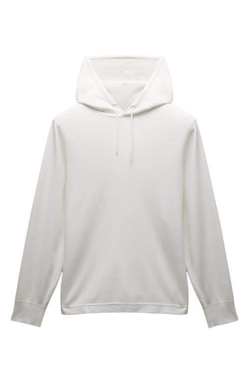 Reigning Champ Lightweight Waffle Stitch Hoodie In White