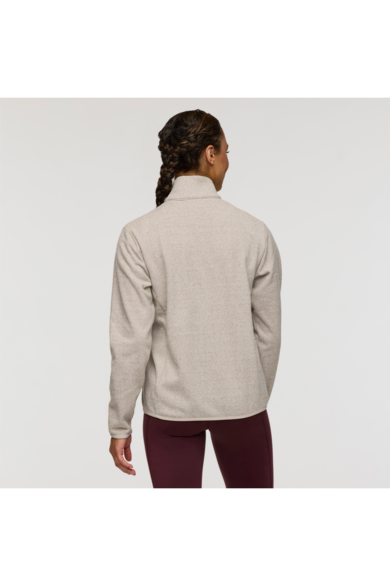 Envo Fleece Quarter-Zip Pullover - Women's, Alternate, color, Heather Cream