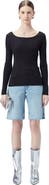 GOBI Mongolian Cashmere Ribbed Cotton Silk Cashmere Blend Sweater