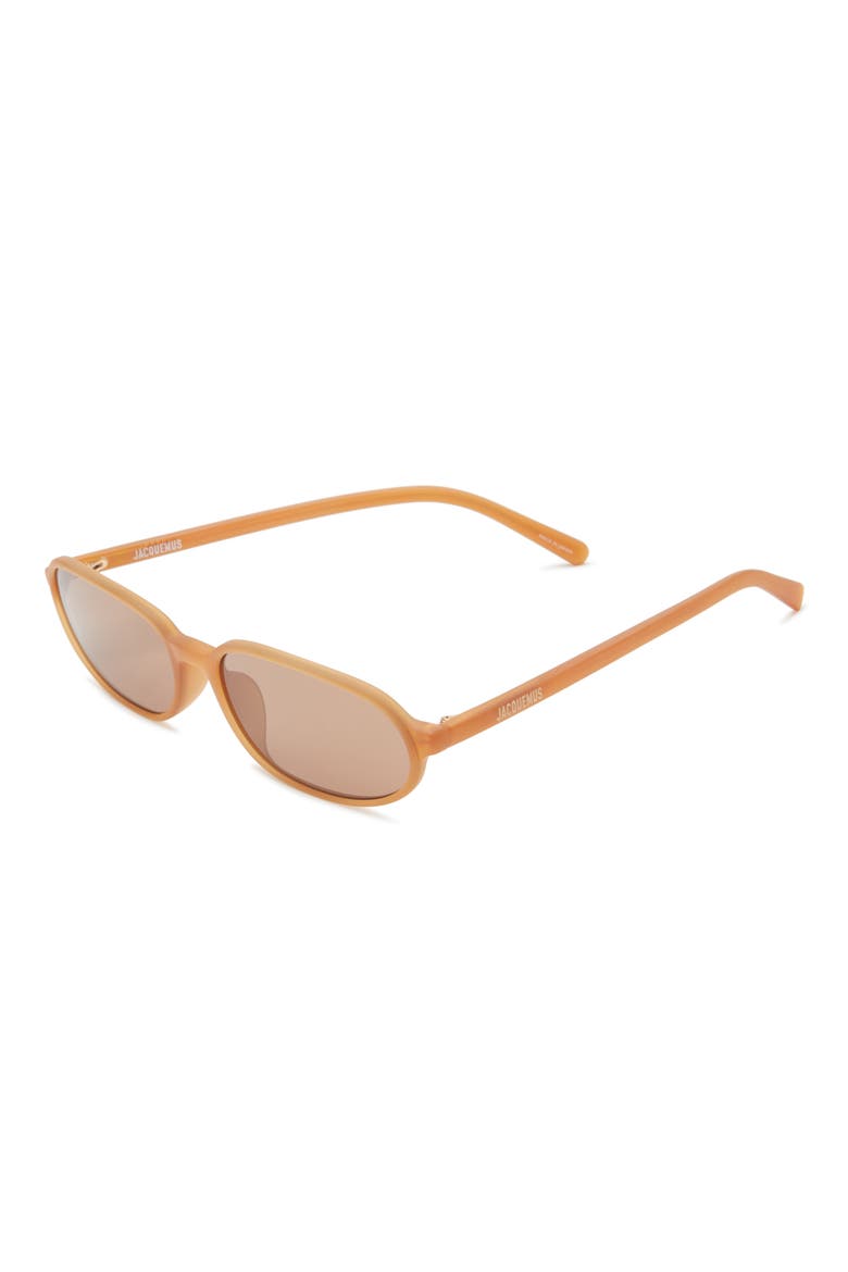 Oval Polarized Sunglasses, Alternate, color, SANDED CARAMEL/GOLD/BROWN
