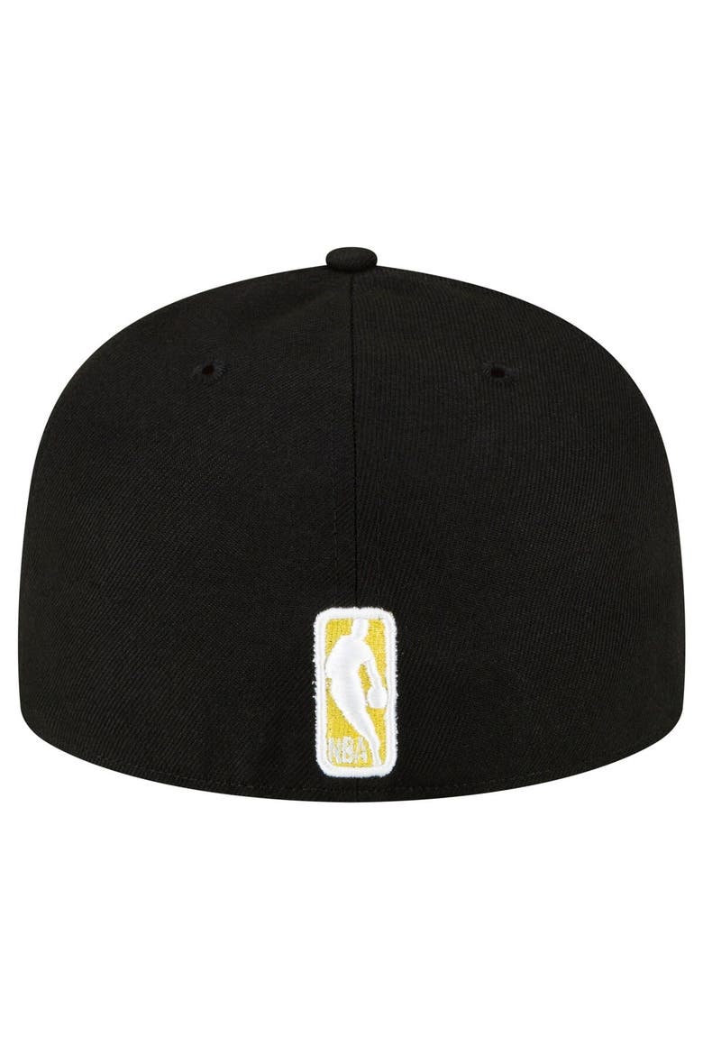 Men's New Era Black Utah Jazz 59FIFTY Fitted Hat, Alternate, color, Black