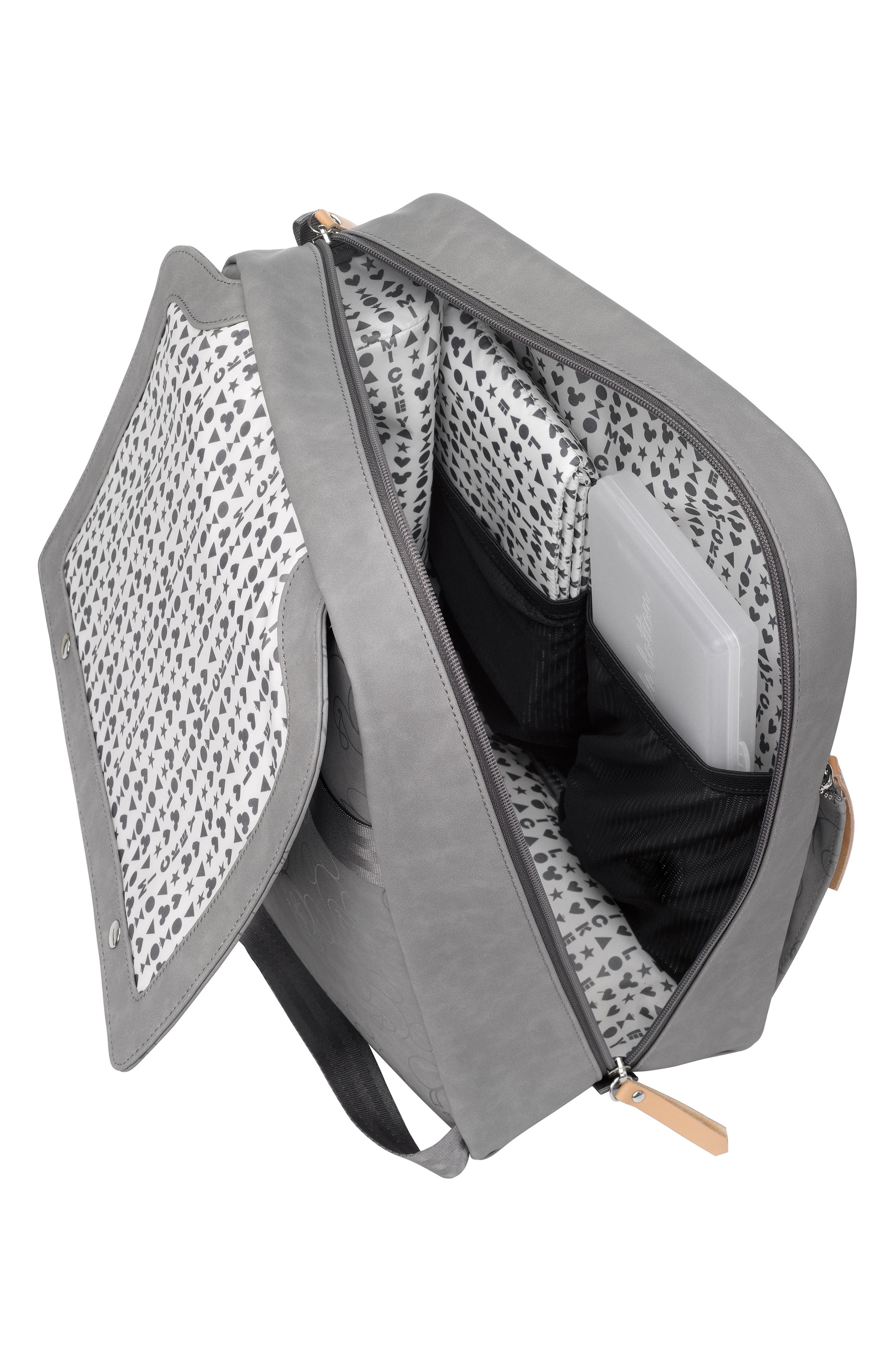 Petunia Pickle Bottom x Disney Mickey Mouse Meta Diaper Backpack, Alternate, color, 