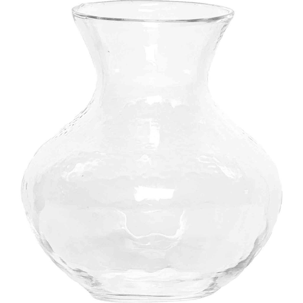 Juliska Puro Textured Glass Vase in Clear