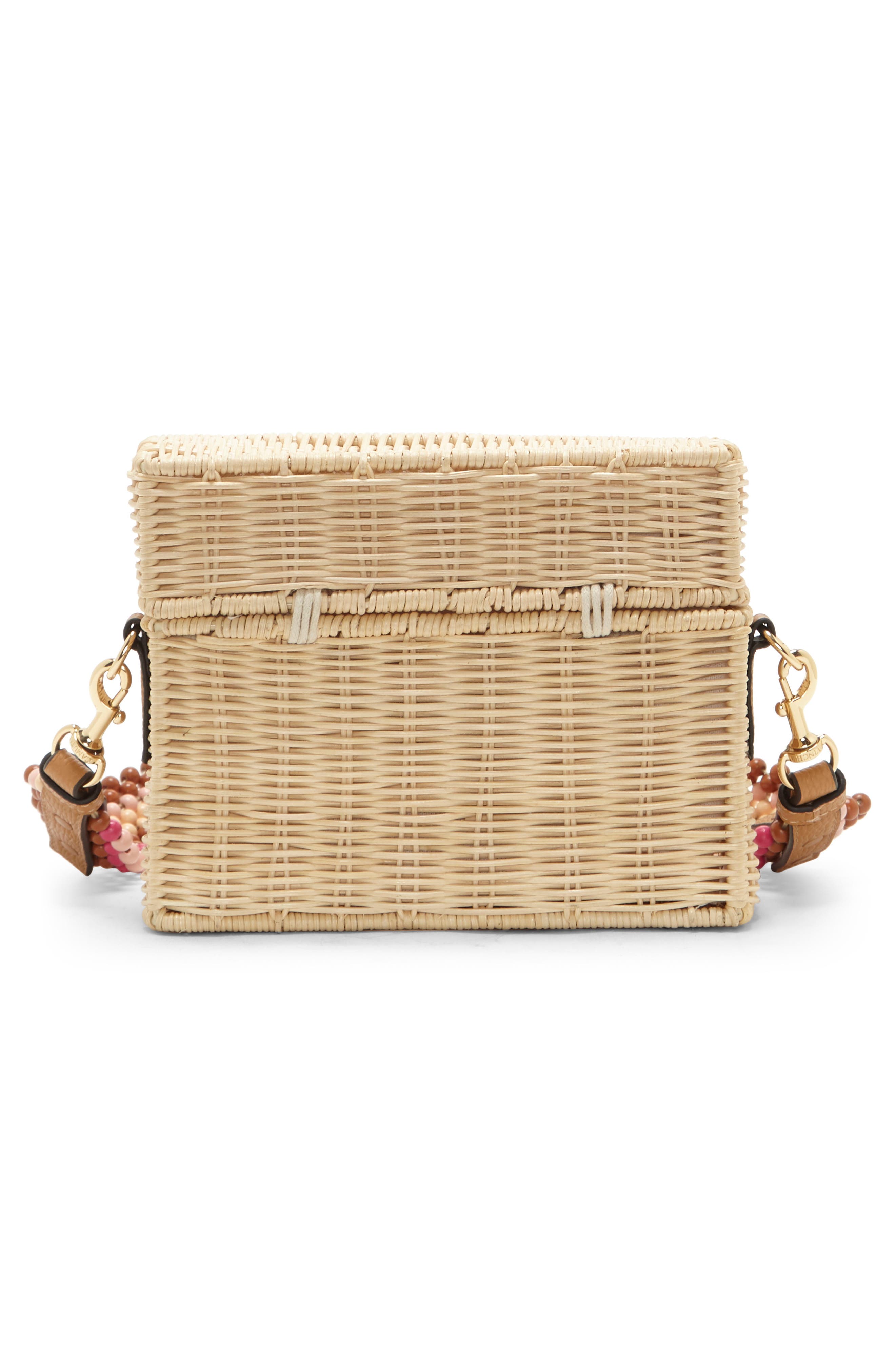 Vince Camuto Hale Wicker Crossbody Bag, Alternate, color, 